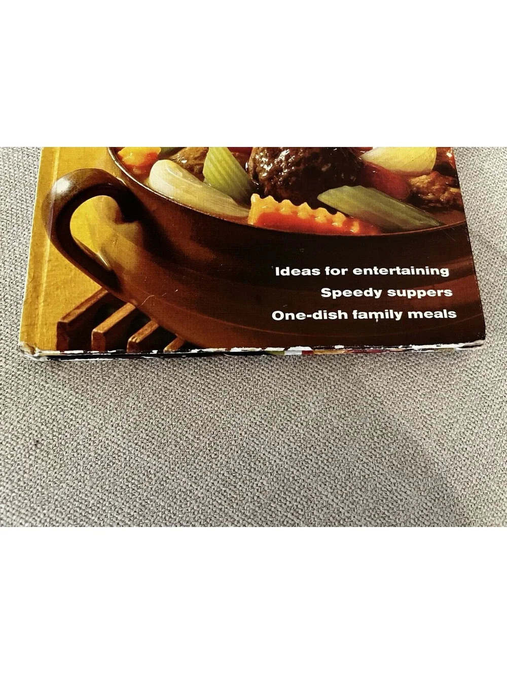 Vintage 1968 Better Homes and Gardens Casserole Cookbook Hardcover 8”x11”